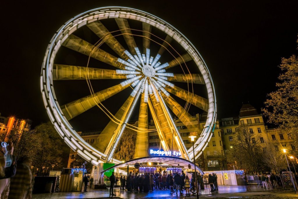 Парк Эржебет на Новый год